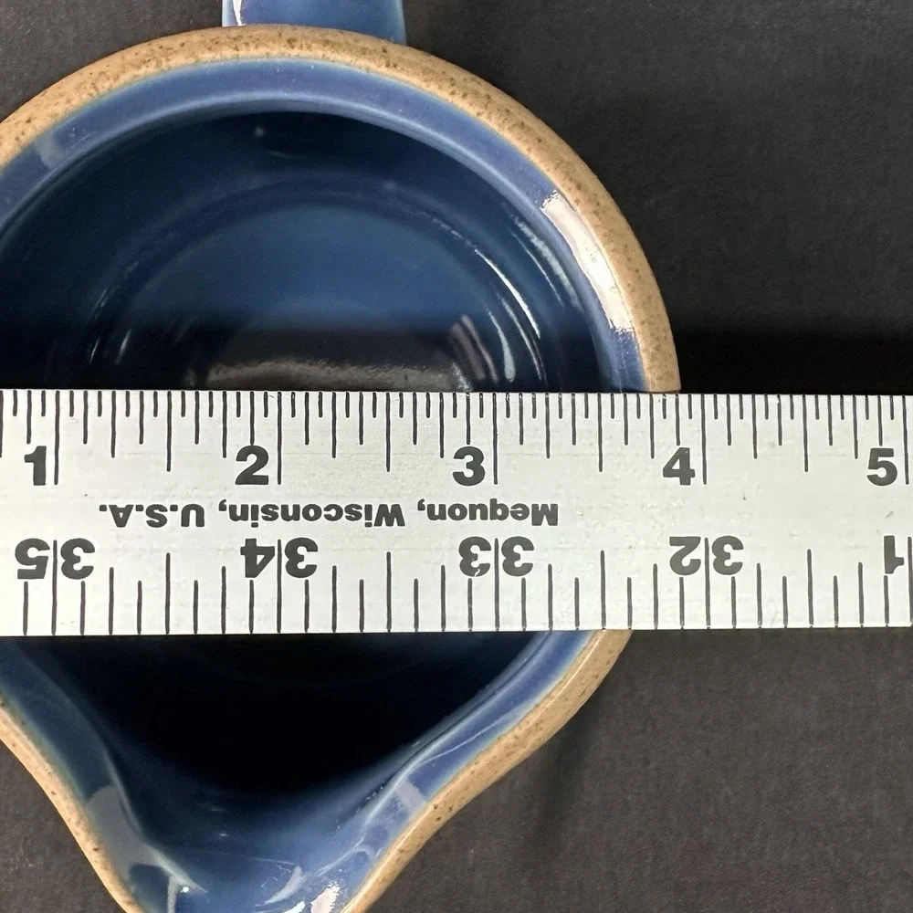 Noritake 'Madera Blue' Stoneware Creamer (pitcher) ,‎ Vintage